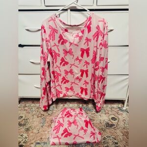 Bow matching Pajama Set
